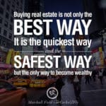 real estate safe way to become wealthy poster